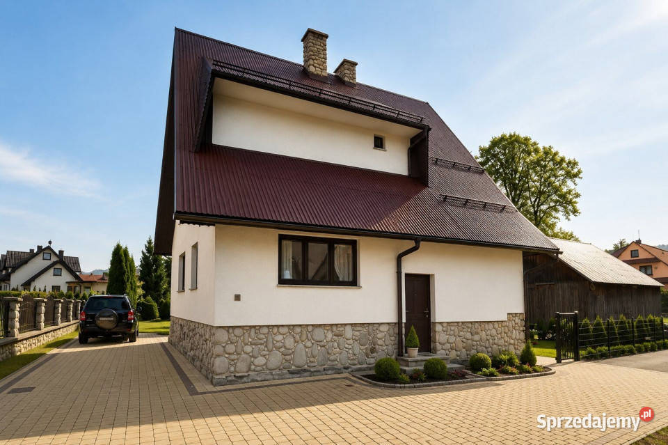 Dom w centrum Czarnej Góry z widokiem na Tatry małopolskie Czarna Góra