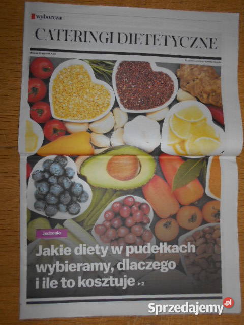 Cateringi dietetyczne pięć dodatków Gazeta miękka Parczew