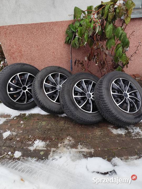 Koła komplet felgiopony zimowe 19565R15 Poznań sprzedam