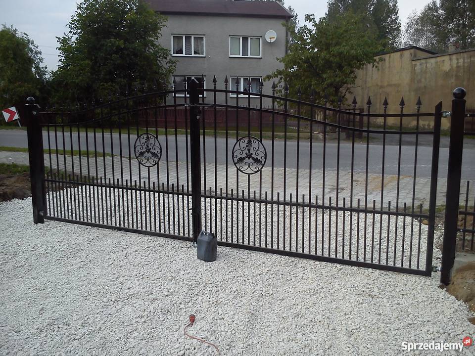 brama posesja płot ogrodzenie ocynkowane