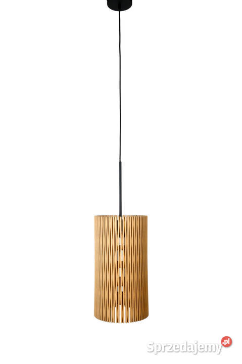 Drewniana lampa wisząca ROLGEN Nowe