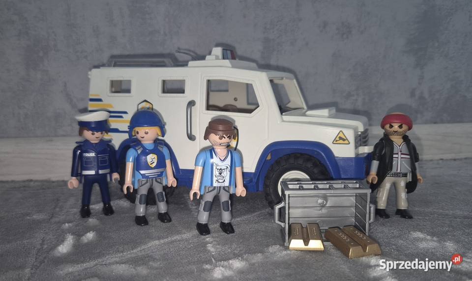 Figurki zestaw kolekcja Playmobil transporter Plastik  Łódź