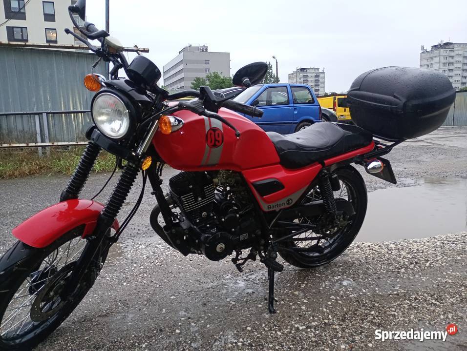 Okazja Motor Barton 3 kask kufer nowy Aku Barton Wrocław