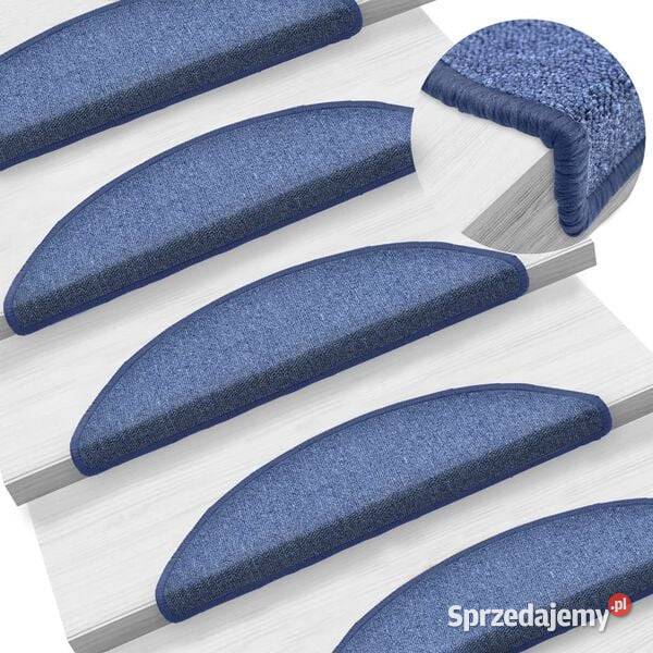 vidaXL Maty na schody 15 56x17x3 Niebieskie Warszawa