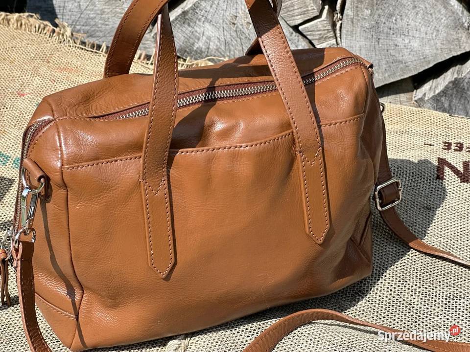 Torebka kuferek Boston Fossil Vintage na ramię