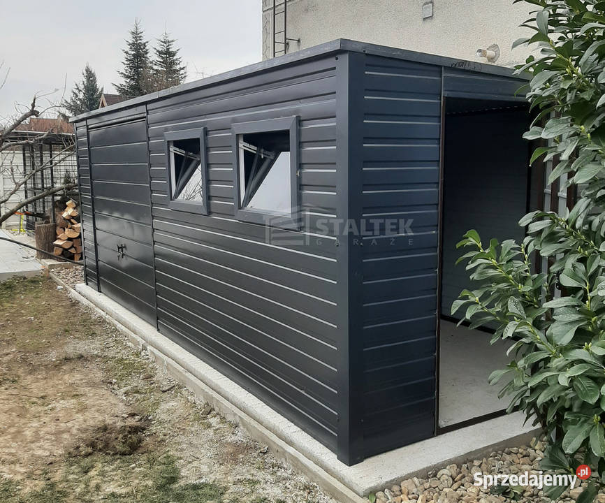 Schowek Domek Ogrodowy 6x3 Brama 2x okno drzwi Sprzedaż