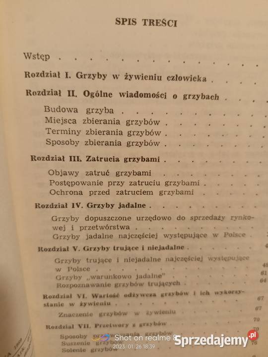 Grzyby w naszej kuchni książki Warszawa
