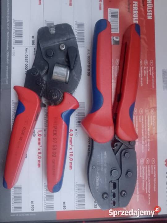 Dwie prasy marki knipex z walizką takie na zachodniopomorskie Gryfice