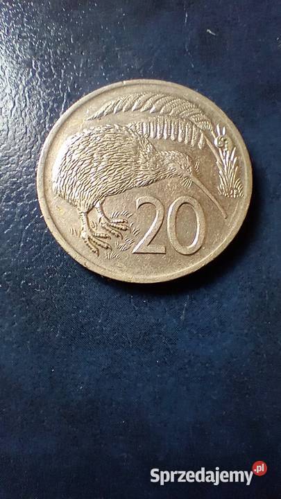 Stare monety 20 cent 1976 Nowa Zelandia Lesko