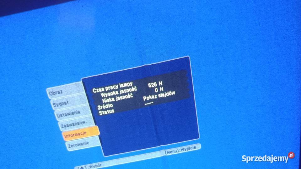 Projektor EPSON H285B bez pilota Pozostałe Poznań