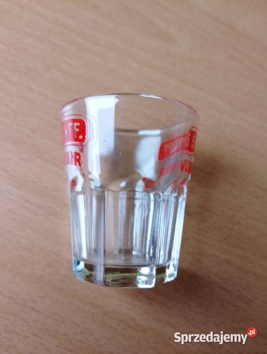 Kultowy szklany kieliszek do wódki SMIRNOFF wielkopolskie Złotniki