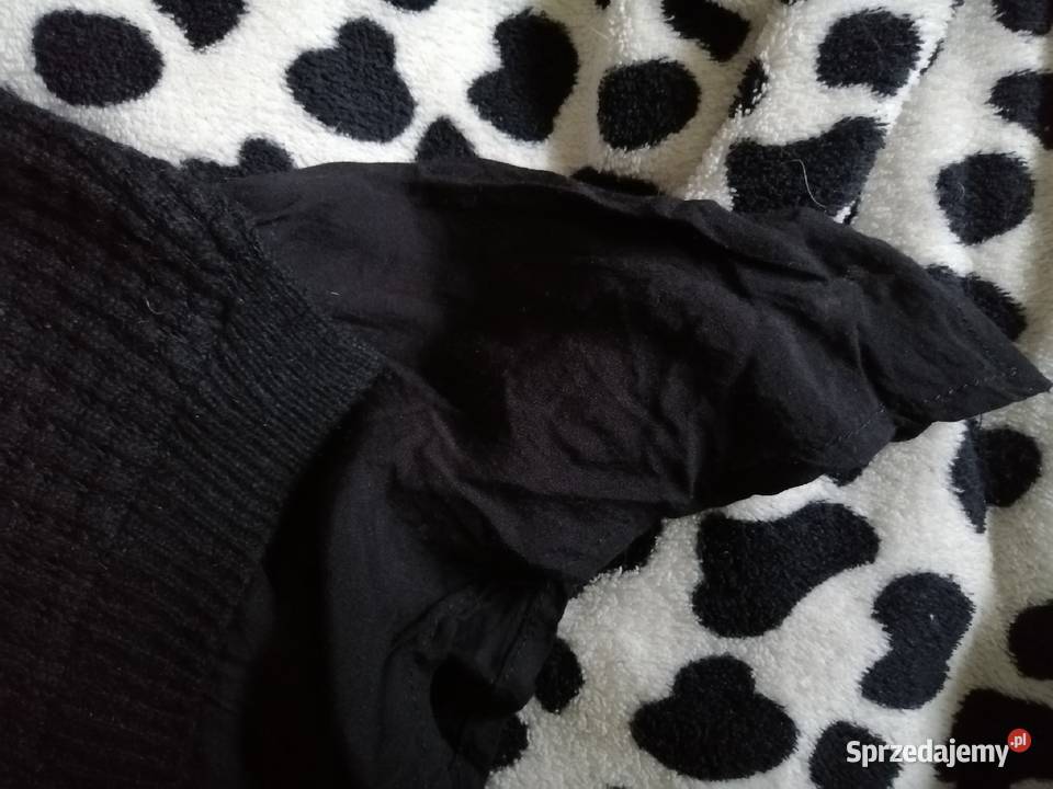 nowy Sweter Z falbanką Skład z dodatkiem Wełny długi Leszno