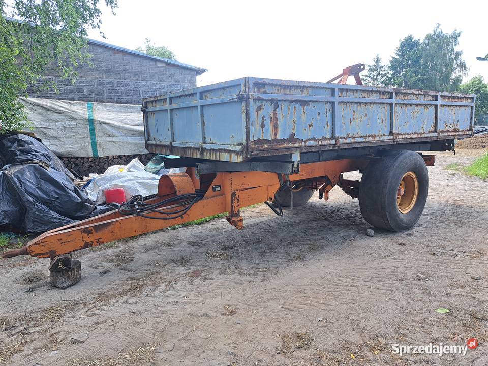 Przyczepa rolnicza wywrot 3 strony Burty 6 ton Goszczanów