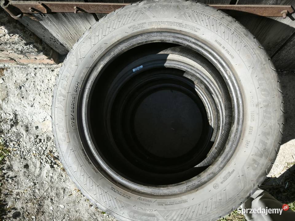 Opony Goodyear 15 produkcji 2024 kupione w 2025 Samochodowe sprzedam