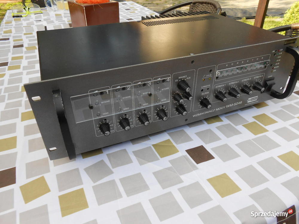 Wzmacniacz Elektronika WM5246 mocy z eliminatore Skoczów
