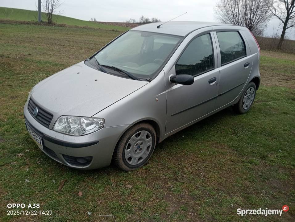 Sprzedam Fiat Punto 2 2006 1242cm3 kujawsko-pomorskie Nieżywięć
