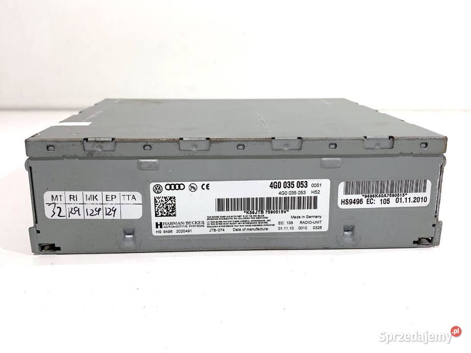 TUNER RADIA AUDI Q5 8R 4G0035053 0817 ODTWARZACZ podkarpackie sprzedam