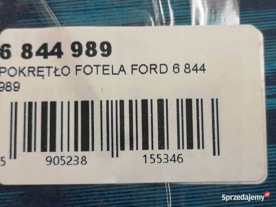 POKRĘTŁO FOTELA PRZÓD FORD MONDEO I 19921996 osobowe Części samochodowe