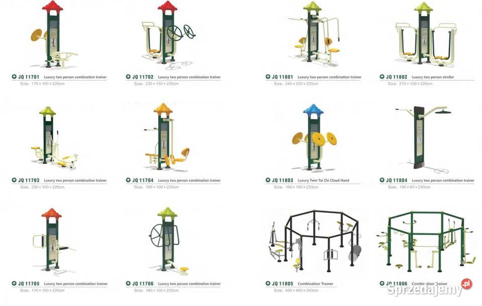 Siłownie plenerowe zewnętrzne fitness dolnośląskie Świdnica