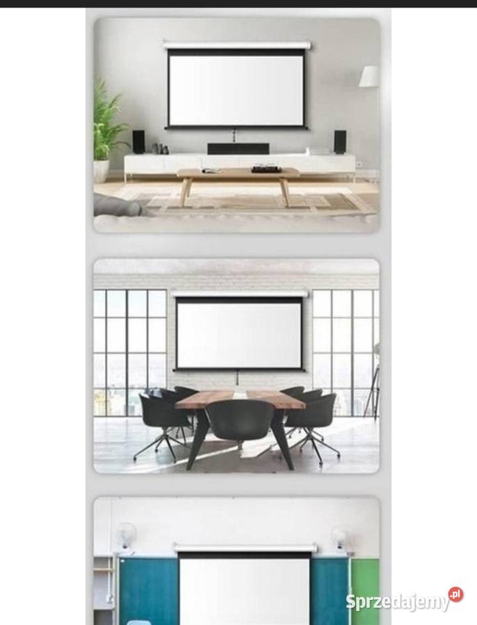 Profesjonalny ekran projekcyjny