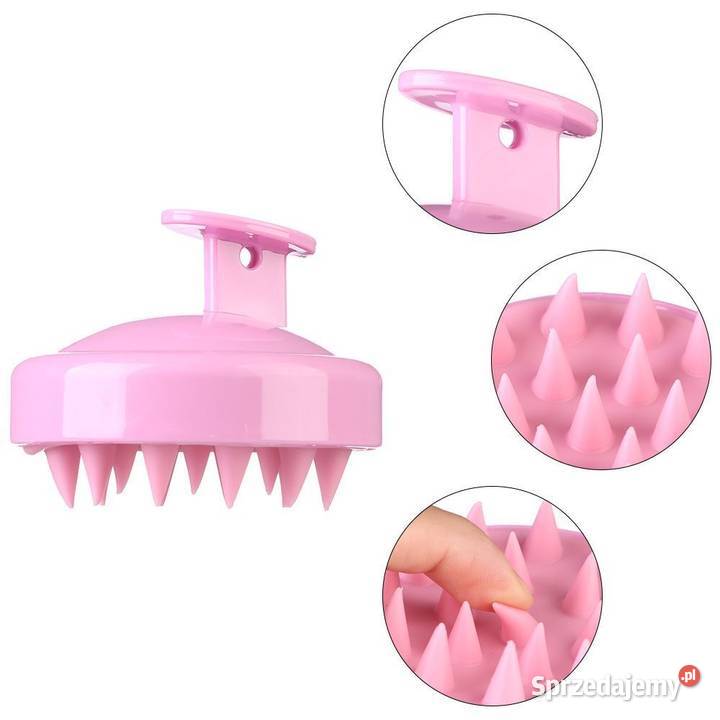 Szczotka do masażu głowy Różowa Life Płock