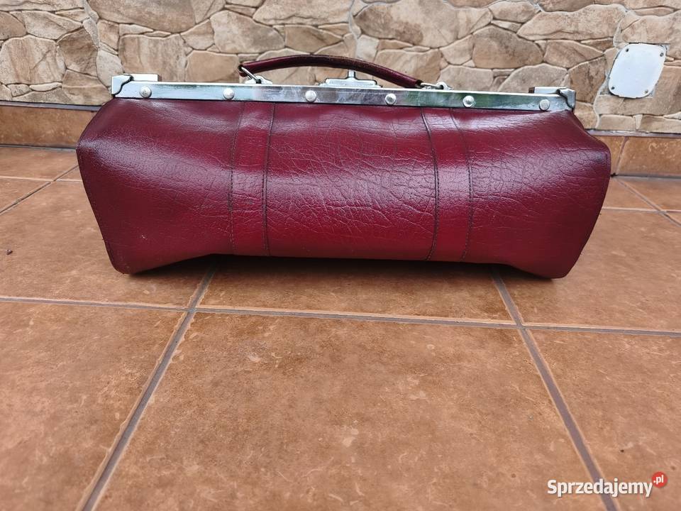 Torba podróżna skórzana podłużna VINTAGE Retro Pozostałe