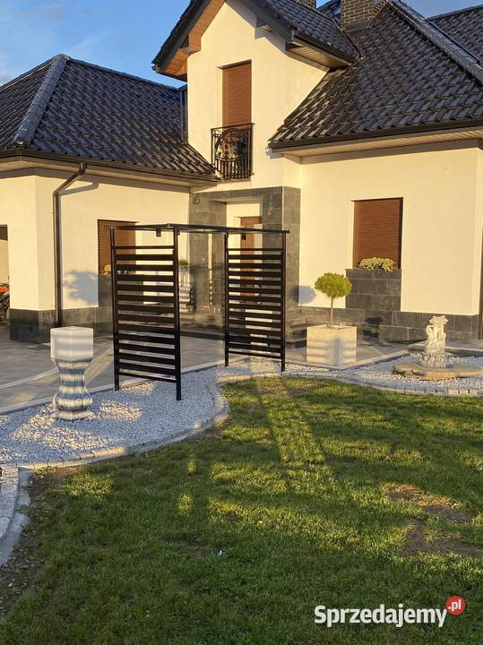Altana pergola konstrukcja pod huśtawkę bocianie małopolskie