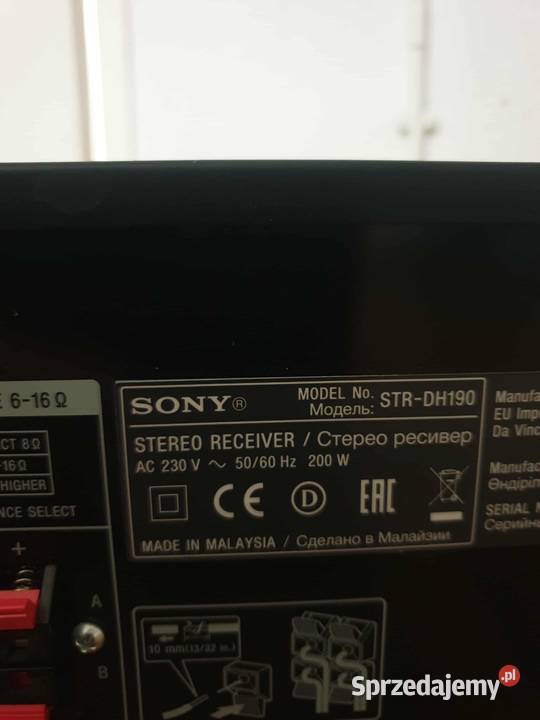 Sony strdh190 wzmacniaczbluetooth Leżajsk