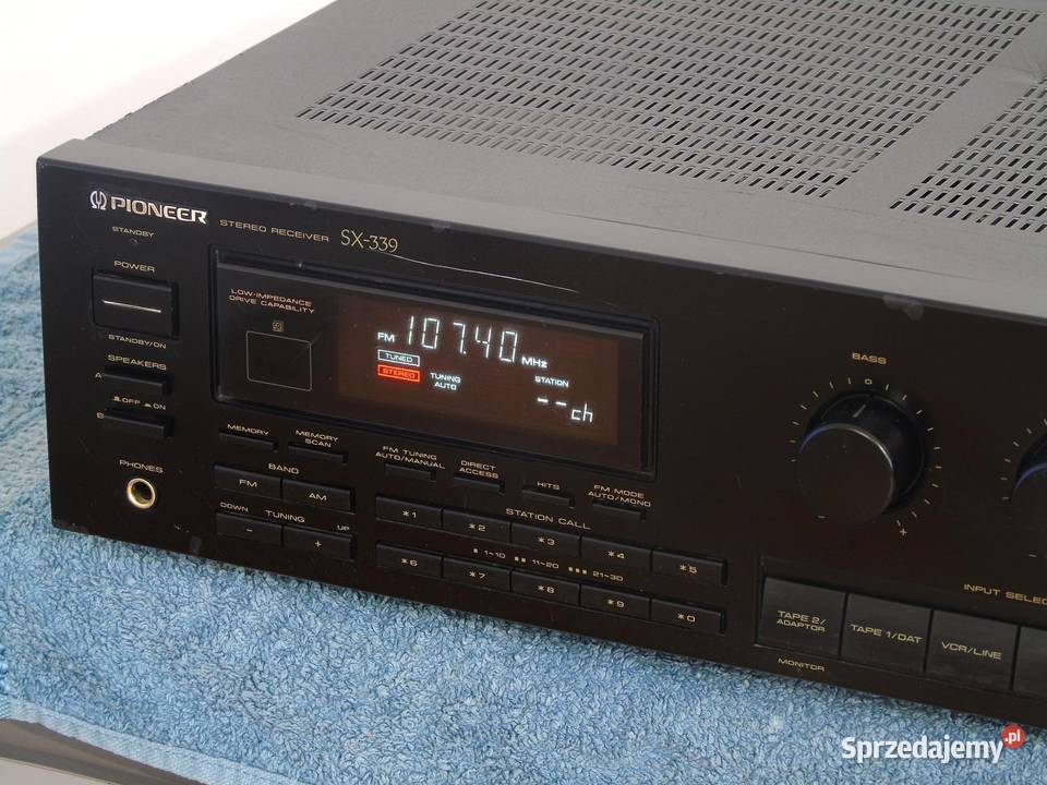 Japoński amplituner Pioneer SX339 mocny 500 wat