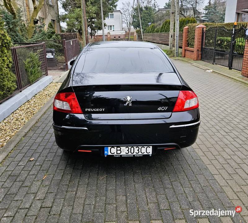 Peugot 407 Premium Black Silver Edition Bydgoszcz