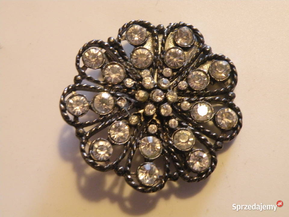 Broszka z PRLu Rękodzieło Andrychów