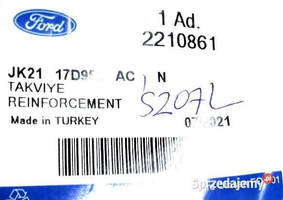 ŚLIZG PRZÓD LEWY MOCOWANIE ZDERZAKA FORD TRANSIT