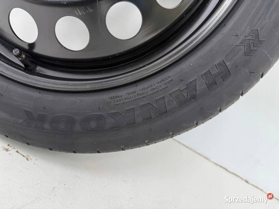 KOŁO DOJAZDOWE 12580 R17 9209872 5x108 Samochodowe Chełm