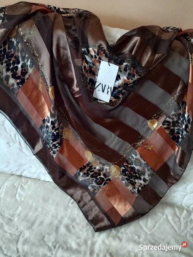 ZARADuża apaszka biznesowa z łańcuchami z małopolskie Kraków