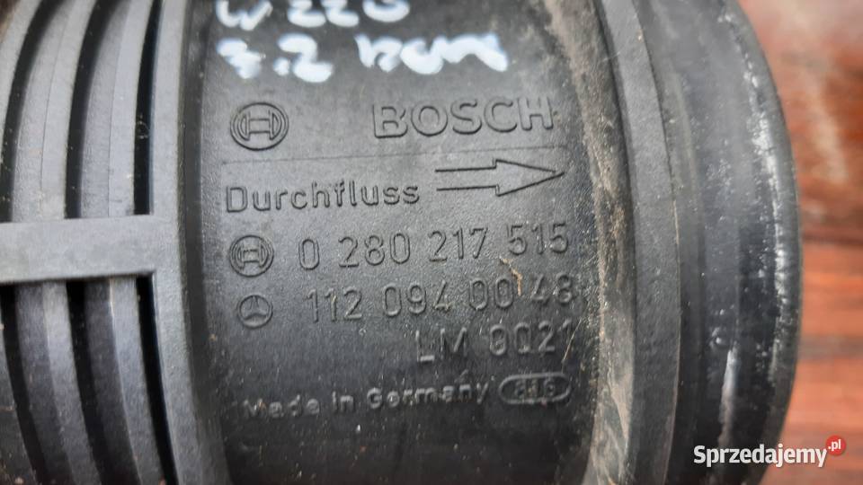 przepływomierz mercedes S w220 32 V6 benz Korzeńsko