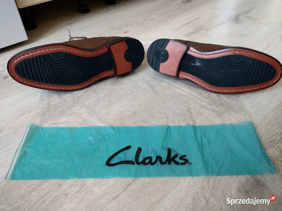 Clarcs Derby skóra półbuty 41 405 Super wygodne Clarks Gdańsk sprzedam