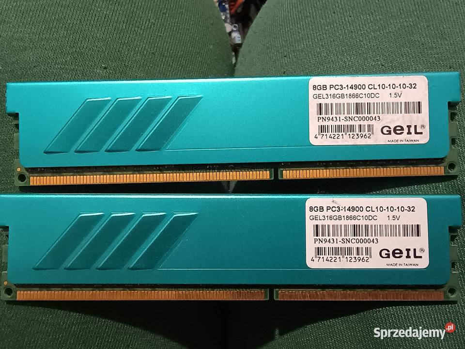 RAM GeiL Evo Leggera 16GB 2x8GB DDR3 Bielsko-Biała