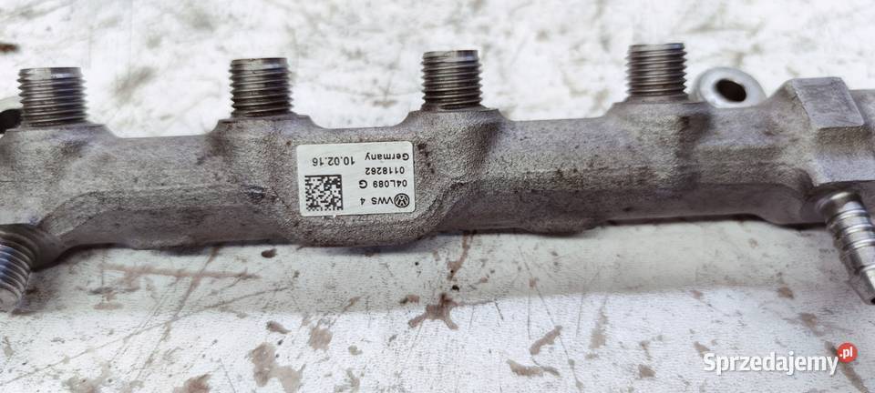 LISTWA WTRYSKOWA AUDI A4 B9 A5 A6 20 TDI 04L089G Przystajń