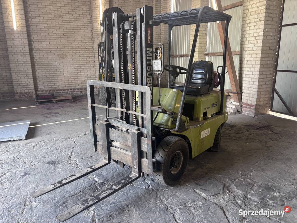 Mitsubishi fg15 przesuw boczny wózek widłowy Mitsubishi Wózki widłowe Izdebno