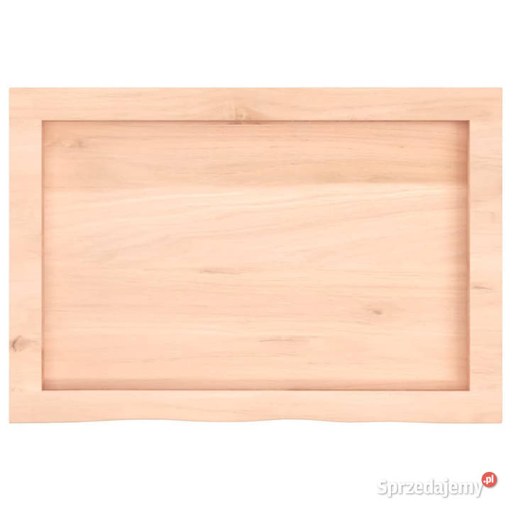 Półka 60x40x26 surowe lite drewno dębowe Warszawa