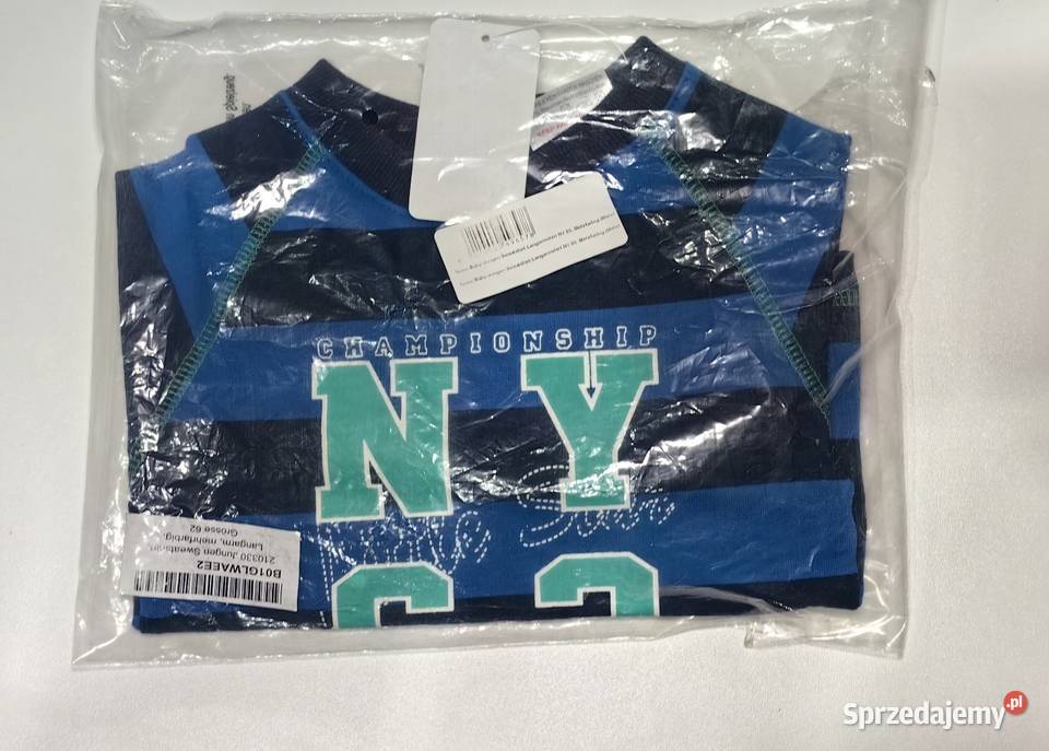 Twins NY63 Bluzka chłopięca Niemowlęca A W Paski Inczew sprzedam