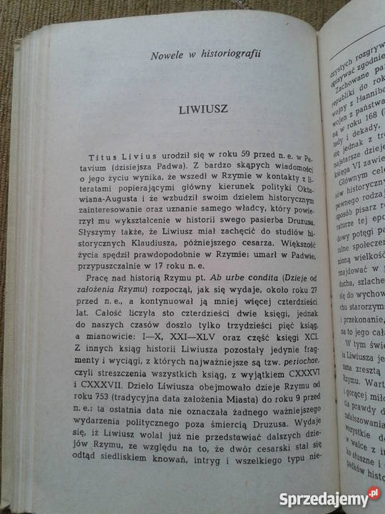 NOWELE RZYMSKIE Wybrał Stanisław STABRYŁA Parczew