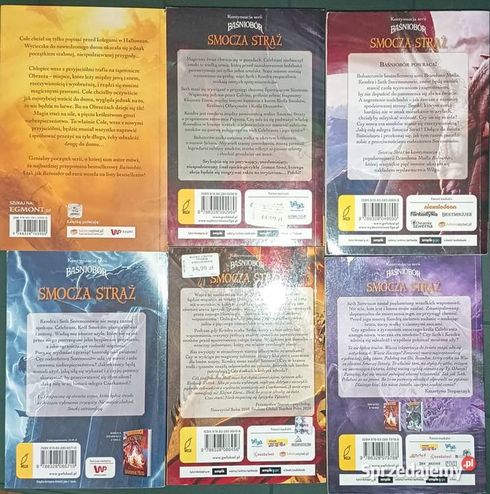Brandon Mull Baśniobór Nowe przygody Smocza sprzedam