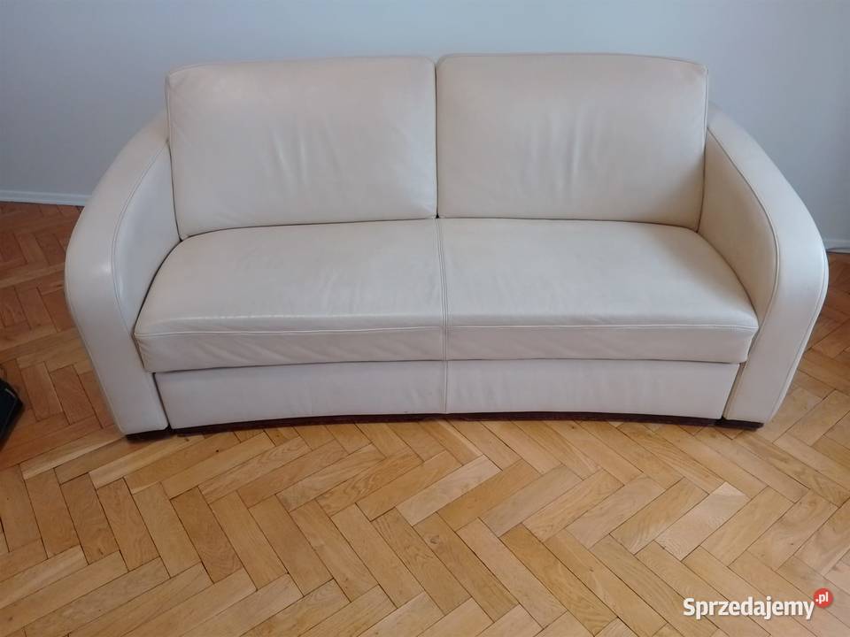 Kanapa KLER z funkcją spania skóra naturalna Sofy i kanapy Warszawa sprzedam