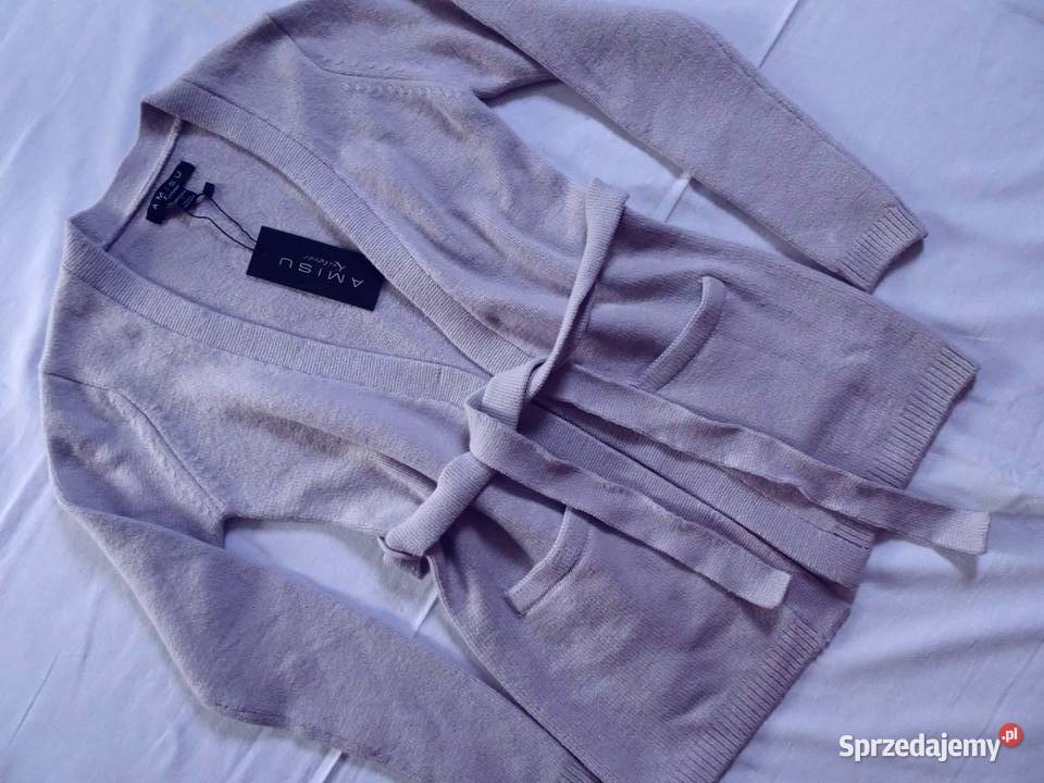 Amisu Ciepły sweter Kardigan Nowy 36 S Odzież damska Nowy Sącz