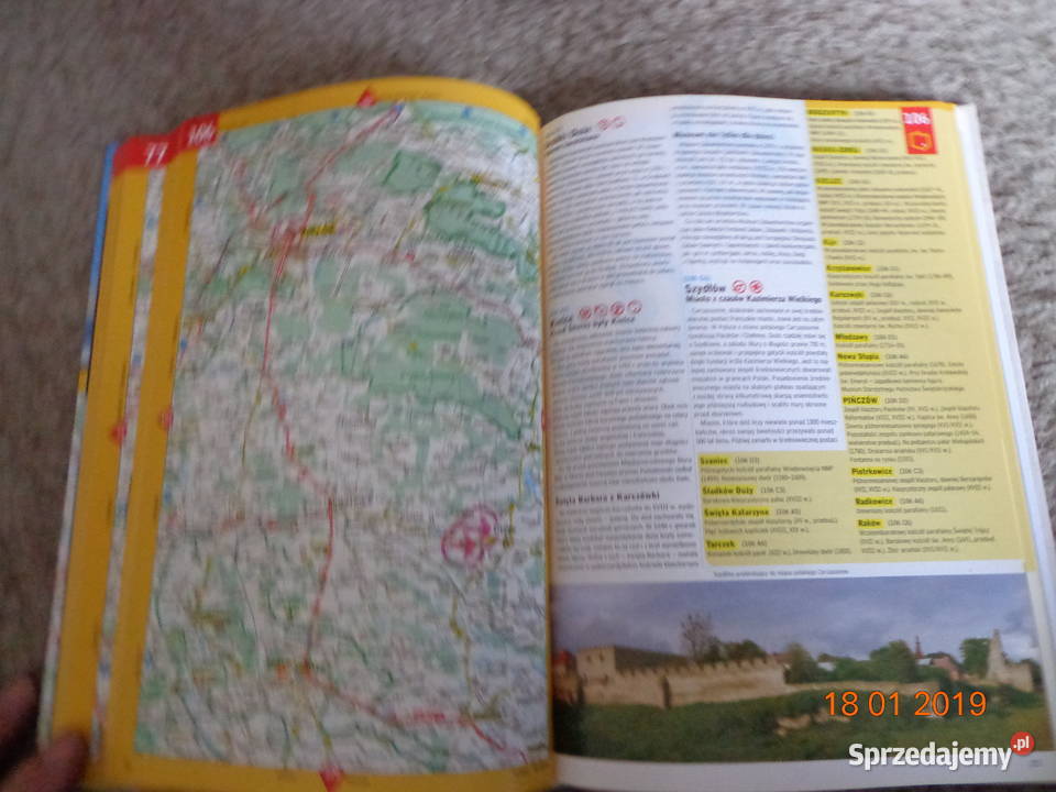 Polska niezwykła Turystyczny atlas samochodowy Łódź