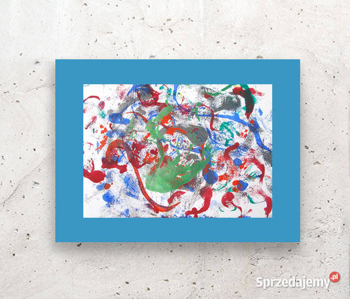 abstrakcyjny rysunek 30x40 Łódź