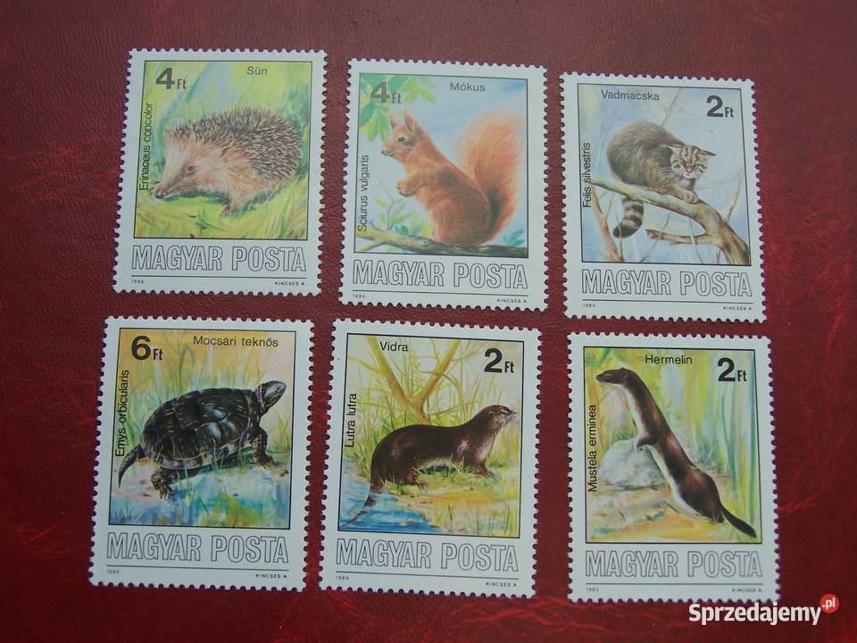 Węgry MNH 1986 Mi 386065 Fauna Zwierzęta Tychy sprzedam