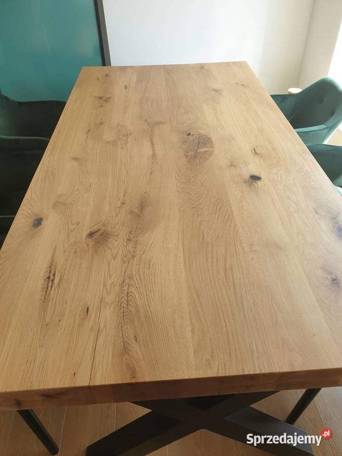 Stół dębowy nowoczesny na wymiar industrialny Stoły, krzesła, biurka