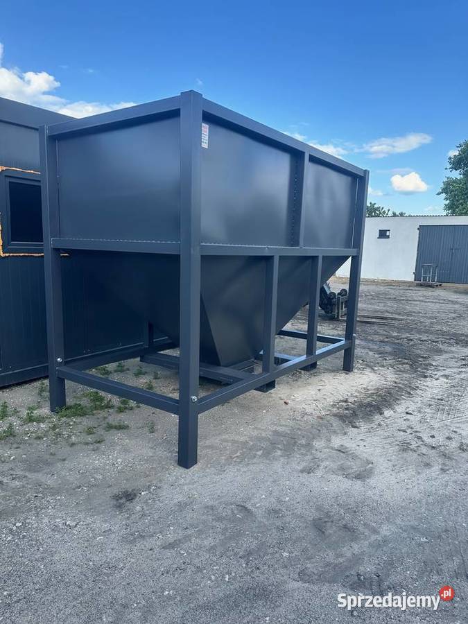 Kosz Kontener zasypowy paczkarka zasobnik 2m3